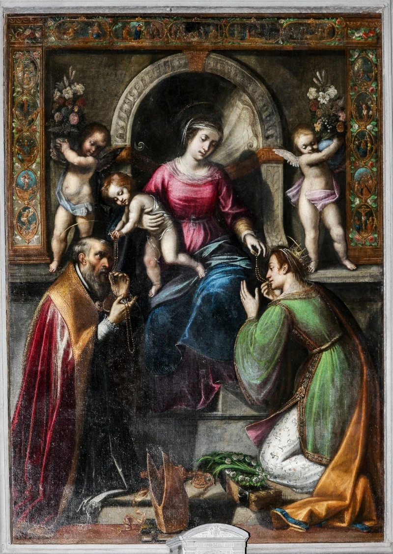 Madonna tra i ss. zanobi e caterina d'alessandria - Santa Maria a Settignano